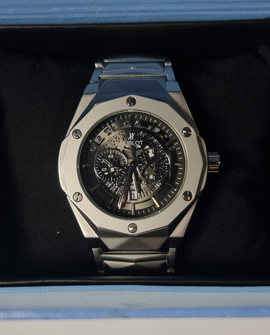 Hublot Diamond Cut Black Dial