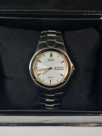 Citizen Eco-Drive Men’s Two-Tone Solar Powered Watch