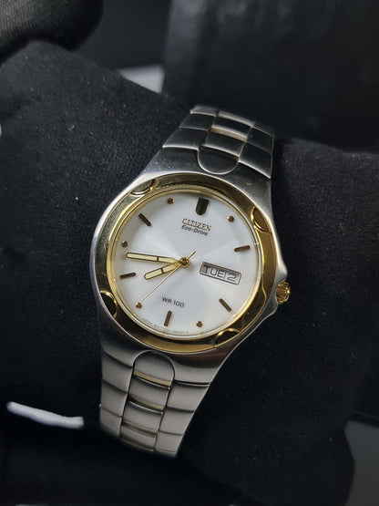 Citizen Eco-Drive Men’s Two-Tone Solar Powered Watch