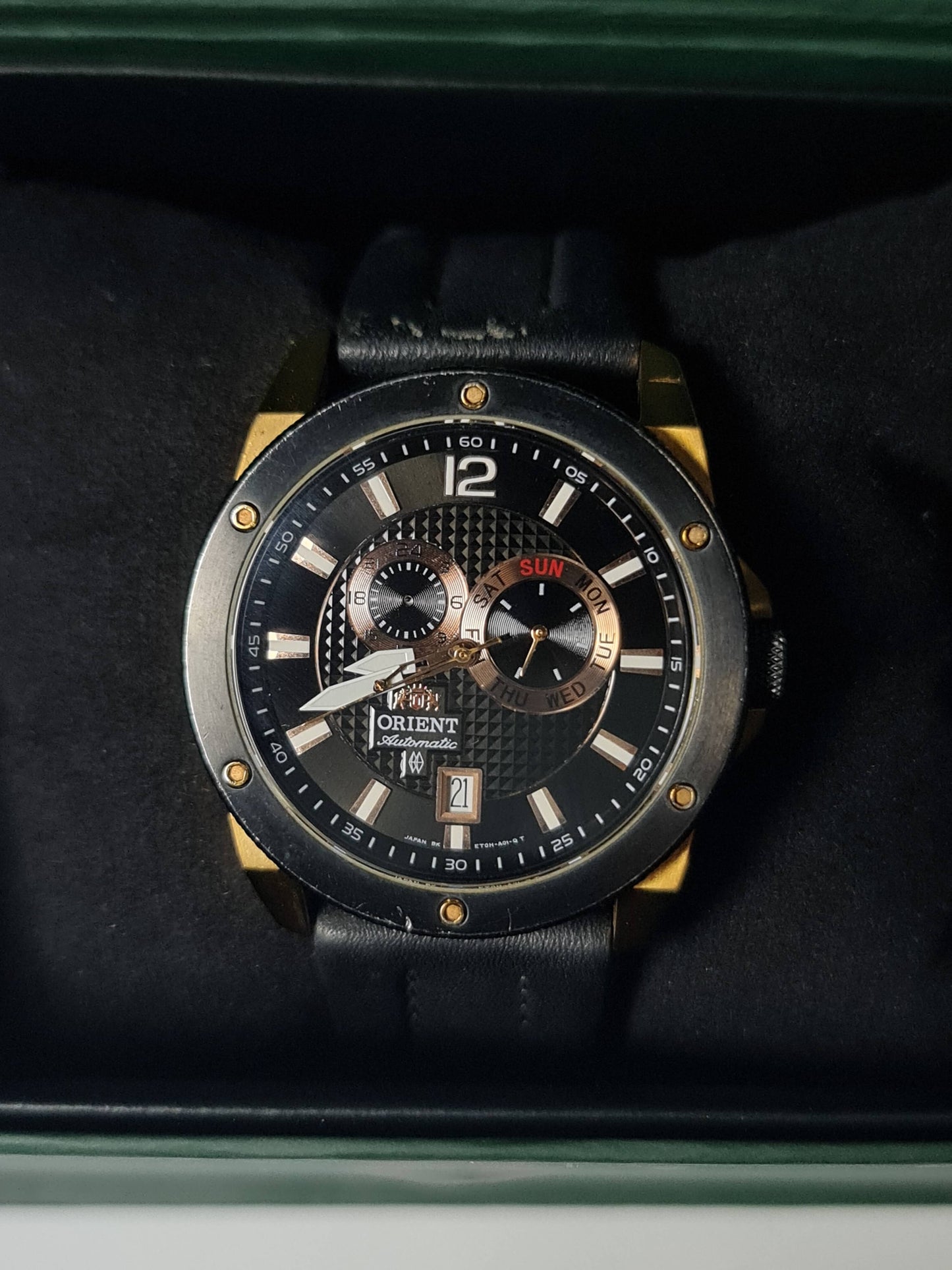 Orient Defender Automatic Men's Multi-Calendar Field Watch